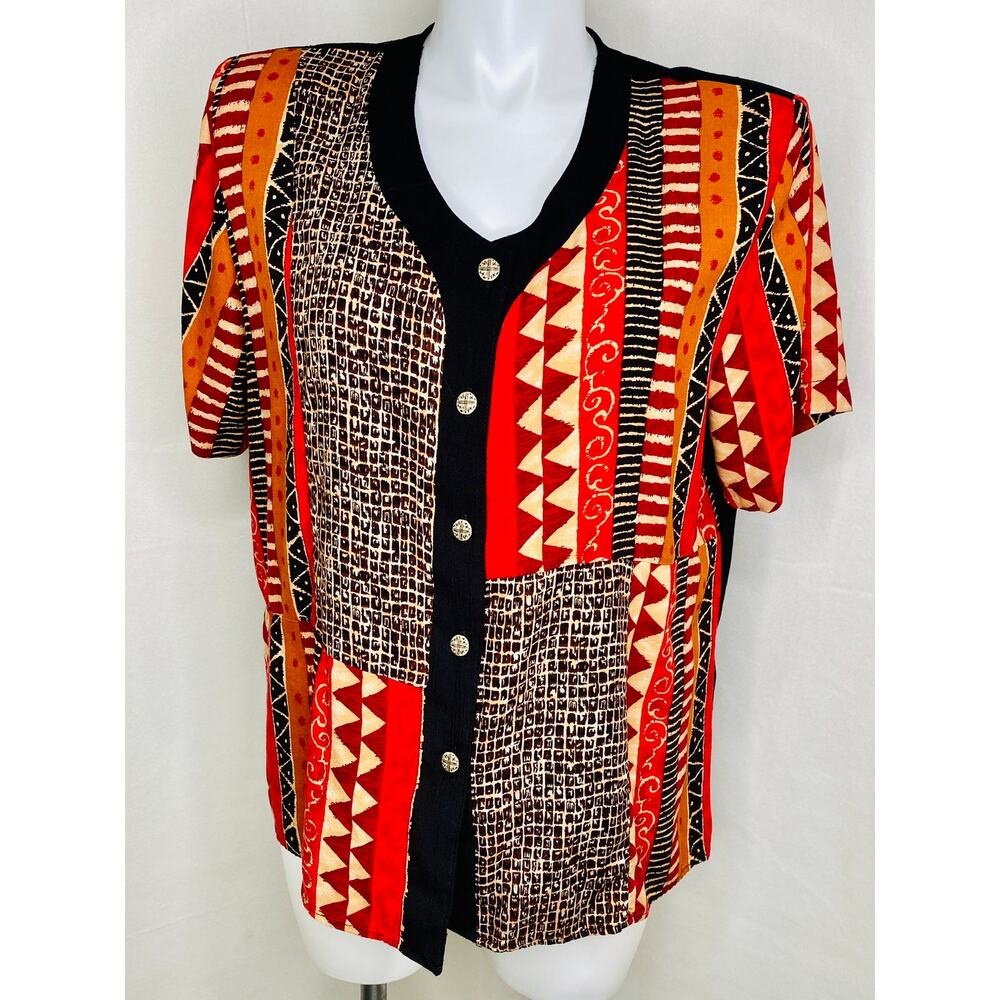 Cascais of California Vintage Top  1X Blouse